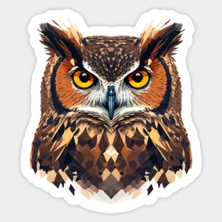 Great Horned Owl Sticker